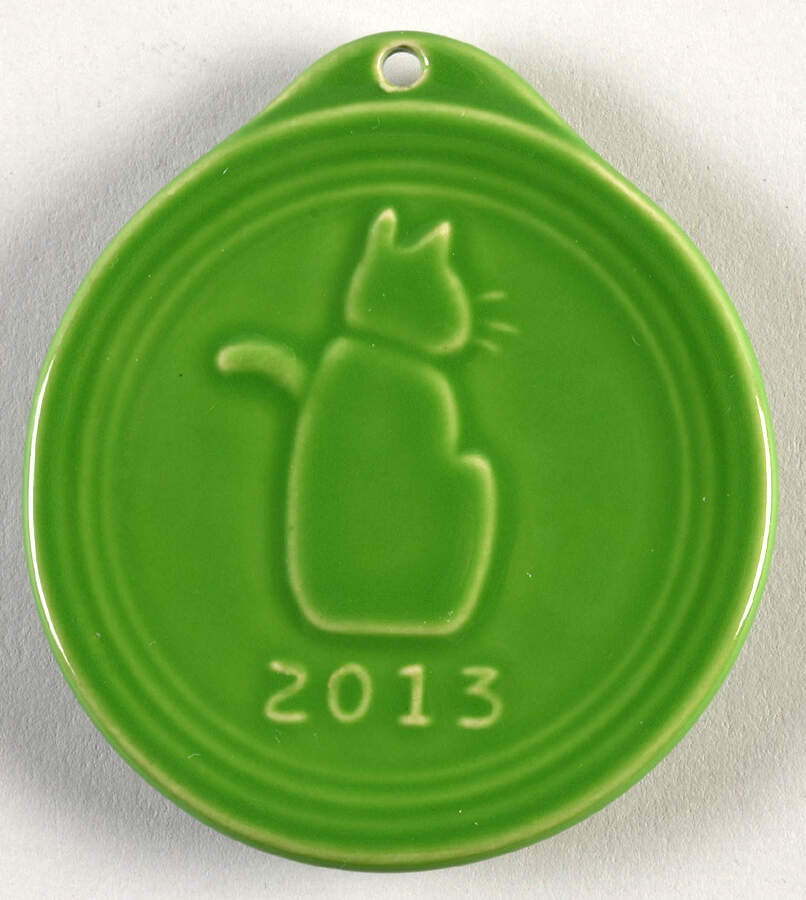Fiesta Shamrock Green (Intro 2003) Ornament by Homer Laughlin -1