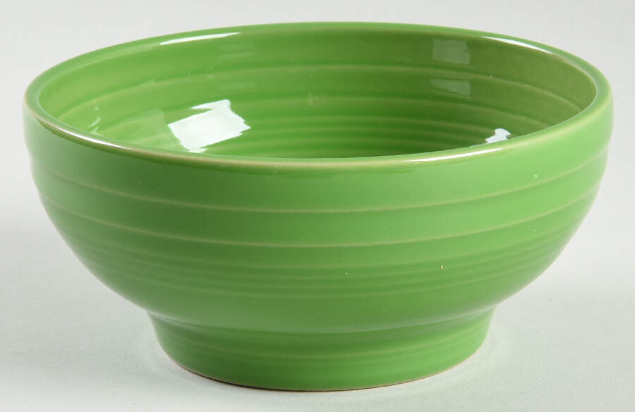 Fiesta Shamrock Green (Intro 2003) 5" Footed Bowl by Homer Laughlin -1