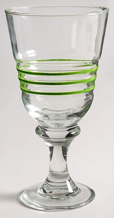 Fiesta Shamrock Green (Intro 2003) 12 Oz Glassware Goblet by Homer Laughlin -1