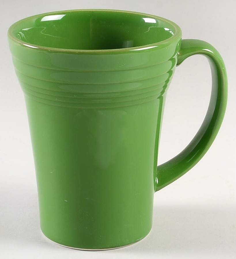 Fiesta Shamrock Green (Intro 2003) 16 Oz Bistro Latte Mug by Homer Laughlin -1