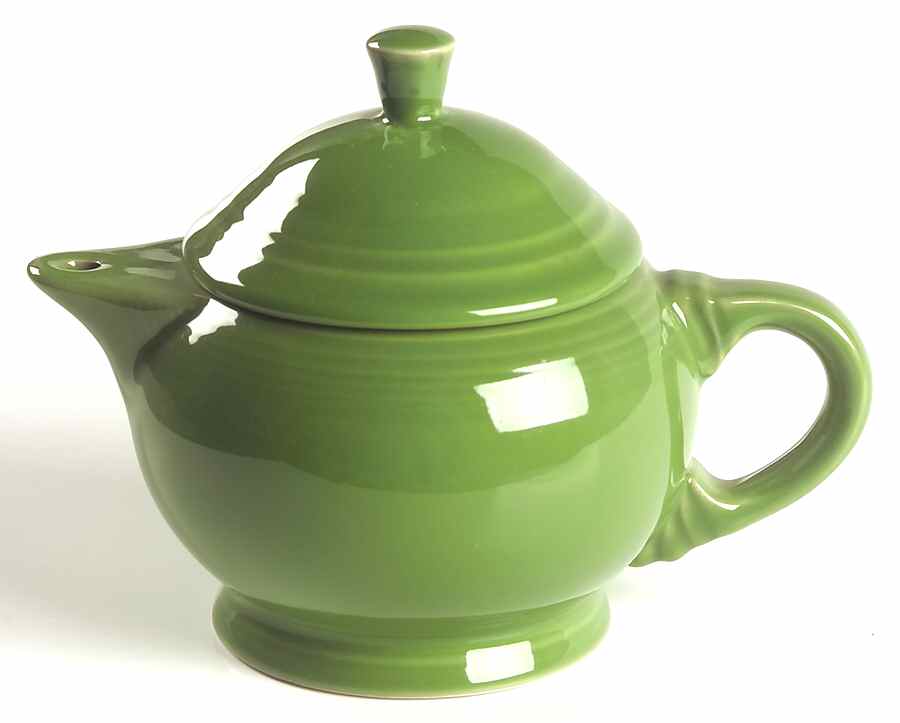Fiesta Shamrock Green (Intro 2003) Small Teapot & Lid by Homer Laughlin -1