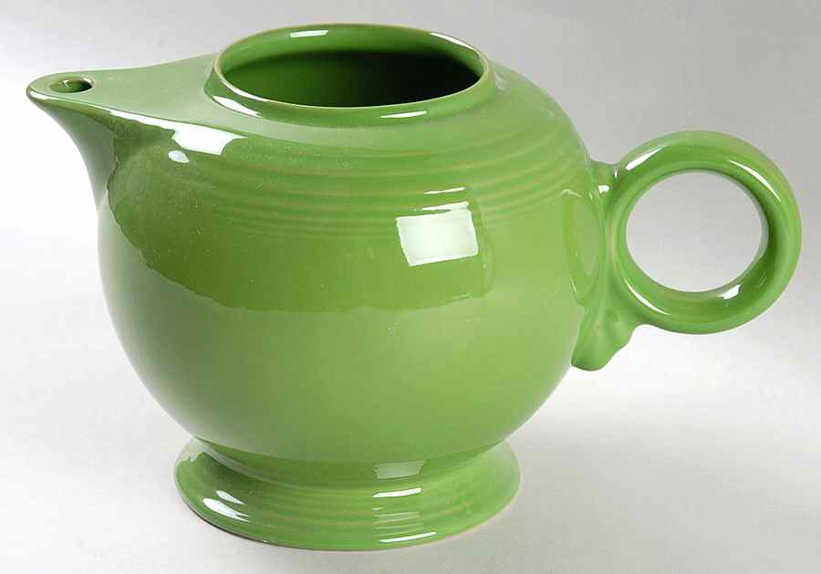 Fiesta Shamrock Green (Intro 2003) Teapot No Lid by Homer Laughlin -1