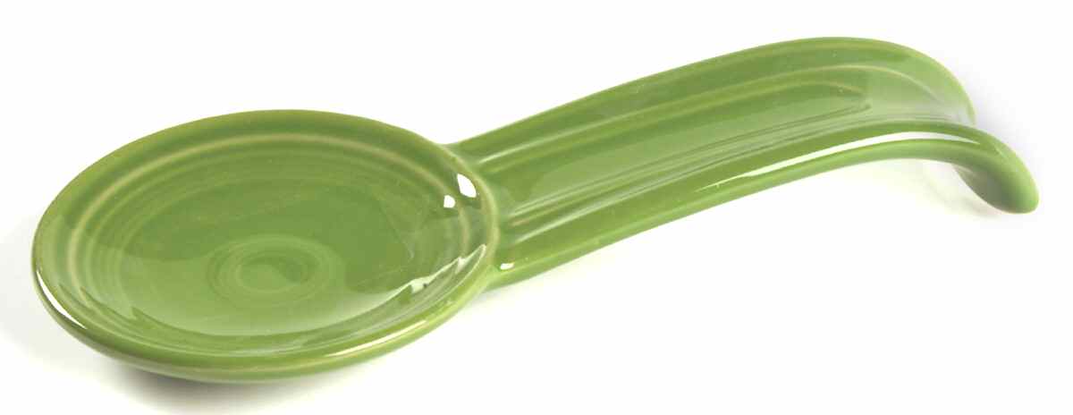 Fiesta Shamrock Green (Intro 2003) Spoon Rest/Holder (Holds 1 Spoon) by Homer Laughlin -1