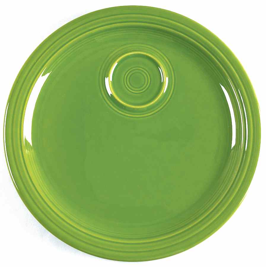 Fiesta Shamrock Green (Intro 2003) Snack Plate by Homer Laughlin -1