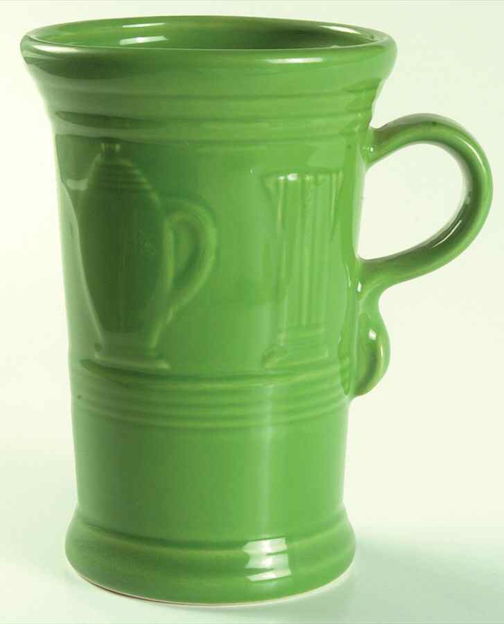 Fiesta Shamrock Green (Intro 2003) Cappuccino Mug by Homer Laughlin -1