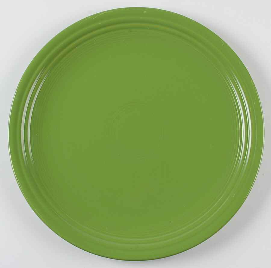 Fiesta Shamrock Green (Intro 2003) 13" Melamine Chop Plate (Round Platter) by Homer Laughlin -1