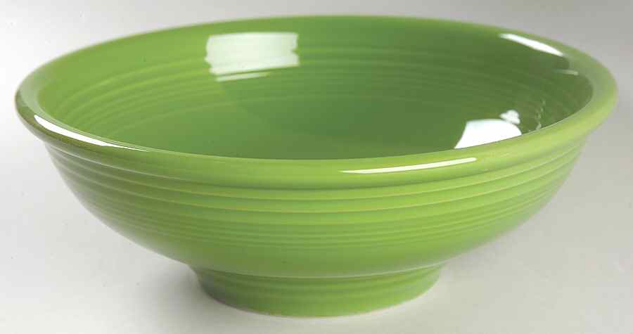 Fiesta Shamrock Green (Intro 2003) Pedestal Bowl by Homer Laughlin -1