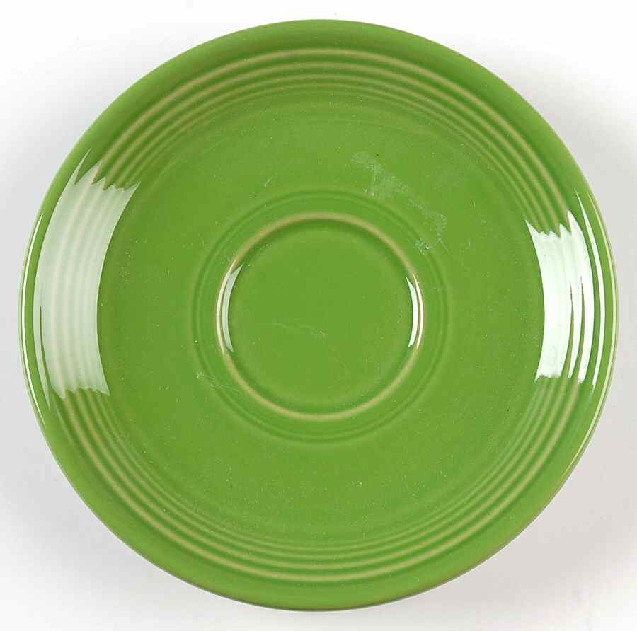 Fiesta Shamrock Green (Intro 2003) Saucer by Homer Laughlin -1