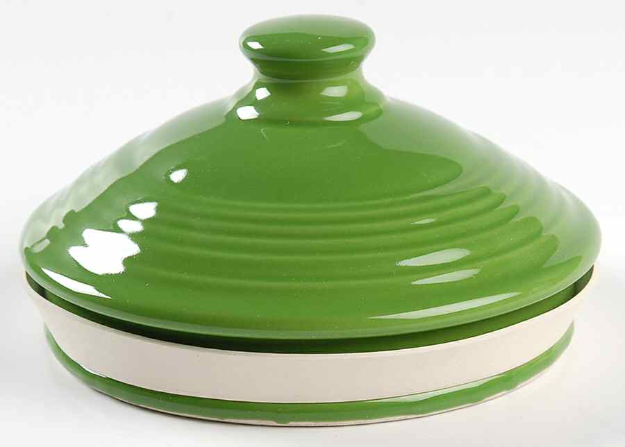 Fiesta Shamrock Green (Intro 2003) Lid for Medium Canister by Homer Laughlin -1