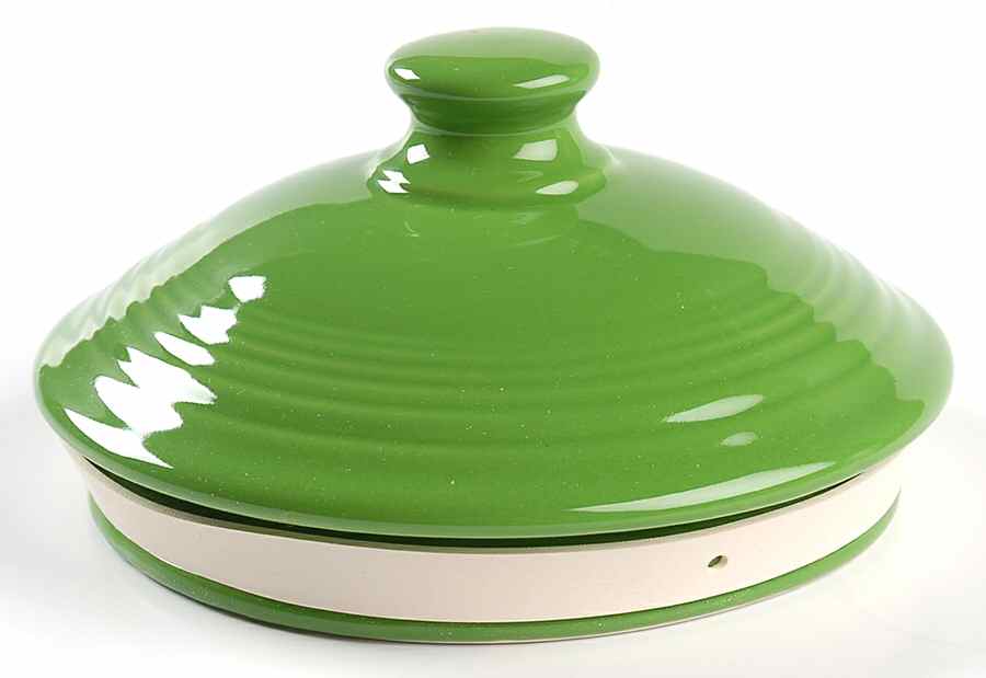 Fiesta Shamrock Green (Intro 2003) Lid for Large Canister by Homer Laughlin -1