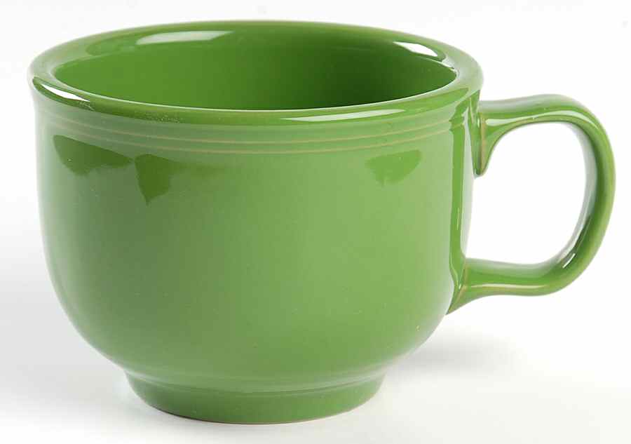 Fiesta Shamrock Green (Intro 2003) Jumbo Cup by Homer Laughlin -1