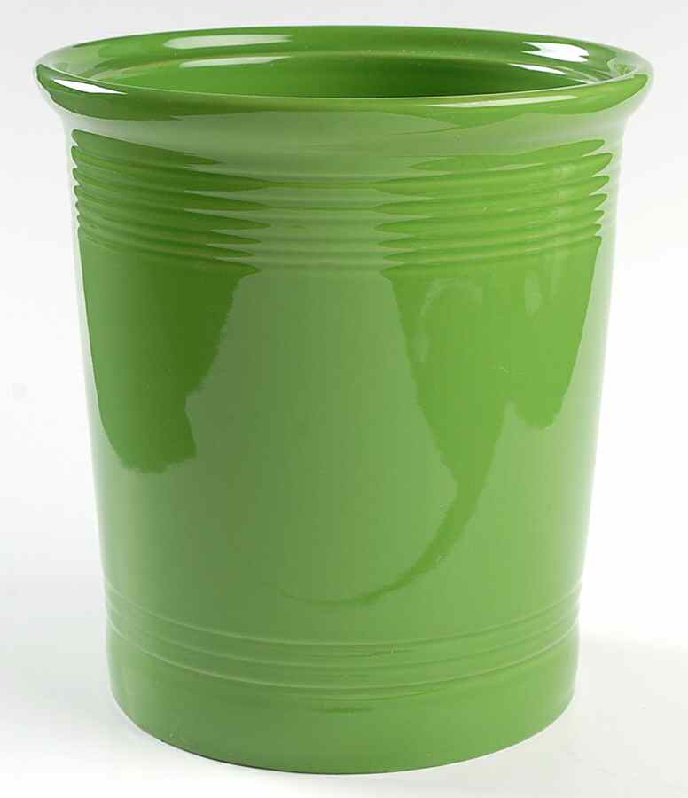 Fiesta Shamrock Green (Intro 2003) Large Canister No Lid by Homer Laughlin -1
