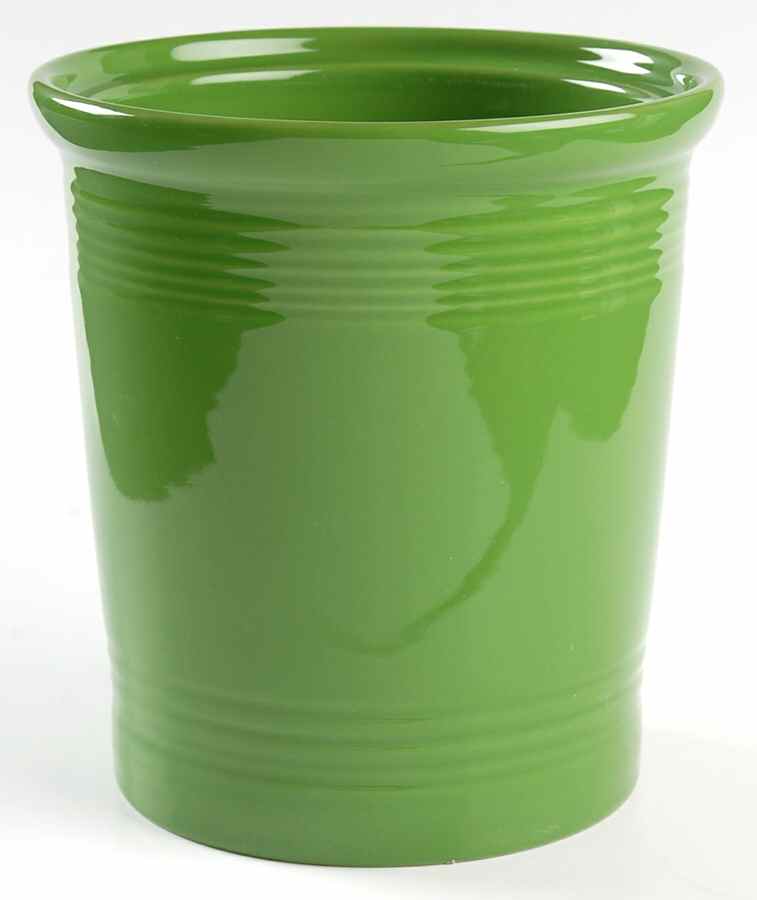 Fiesta Shamrock Green (Intro 2003) Medium Canister No Lid by Homer Laughlin -1