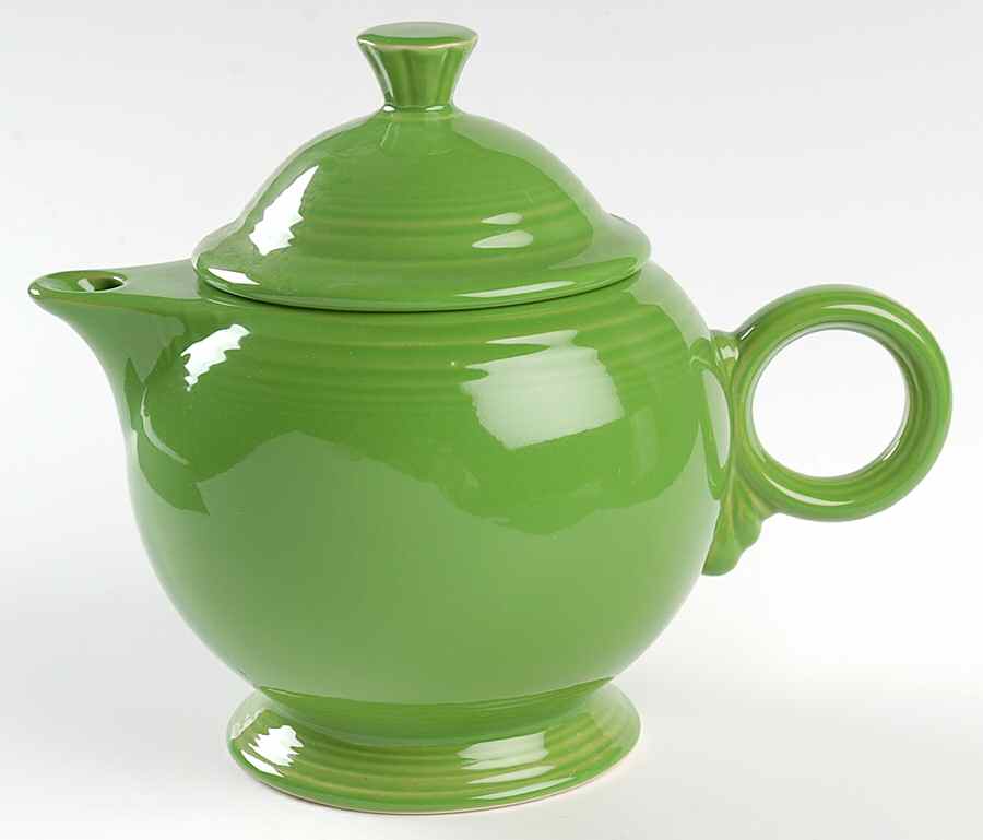 Fiesta Shamrock Green (Intro 2003) Teapot & Lid by Homer Laughlin -1