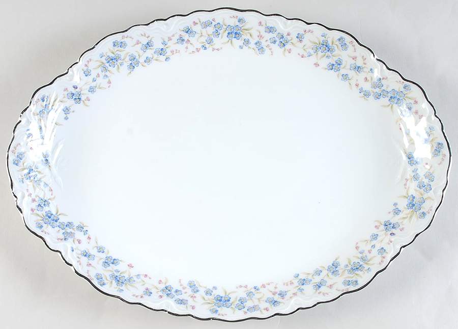 Mille Fleurs 15" Oval Serving Platter by Hutschenreuther-1