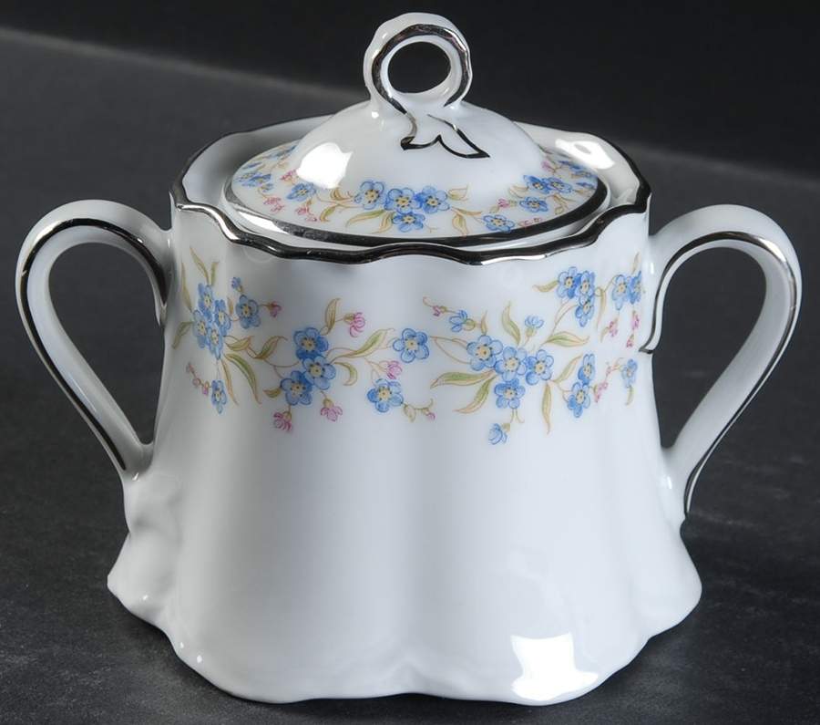 Mille Fleurs Mini Sugar Bowl & Lid by Hutschenreuther-1