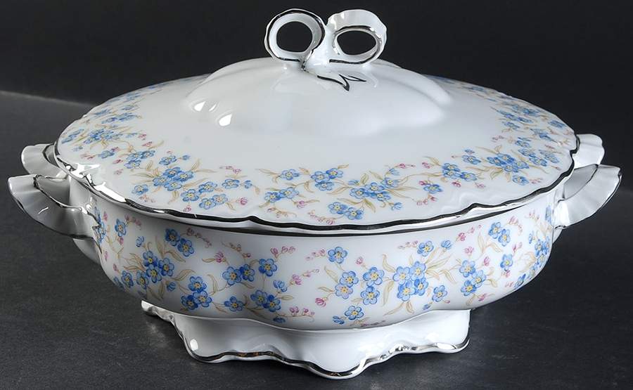 Mille Fleurs Round Covered Vegetable by Hutschenreuther-1