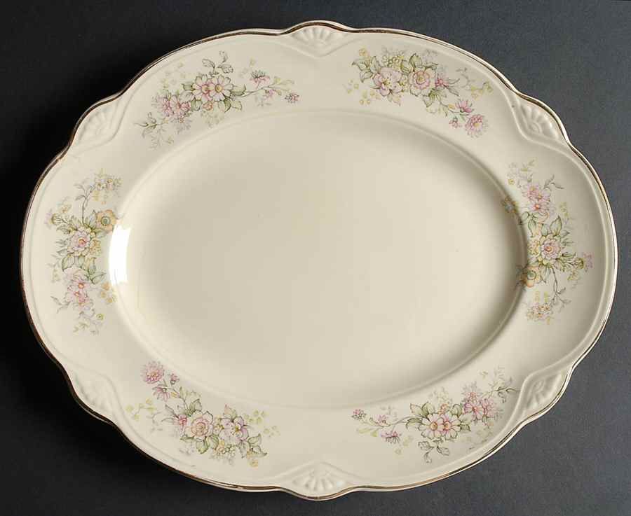 HLC2246 14" Oval Serving Platter by Homer Laughlin -1