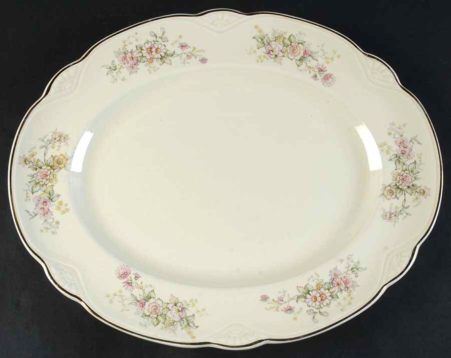 HLC2246 15" Oval Serving Platter by Homer Laughlin -1