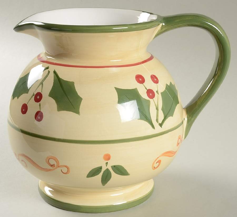 Victorian Holly 96 Oz Pitcher by Home-1