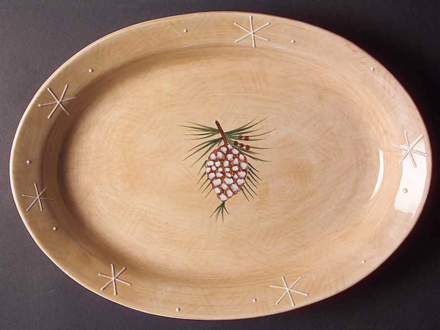 Northwoods Collection 16" Oval Serving Platter by Home-1
