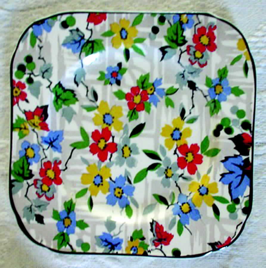 1751 Bread & Butter Plate by Hollinshead & Kirkham-1