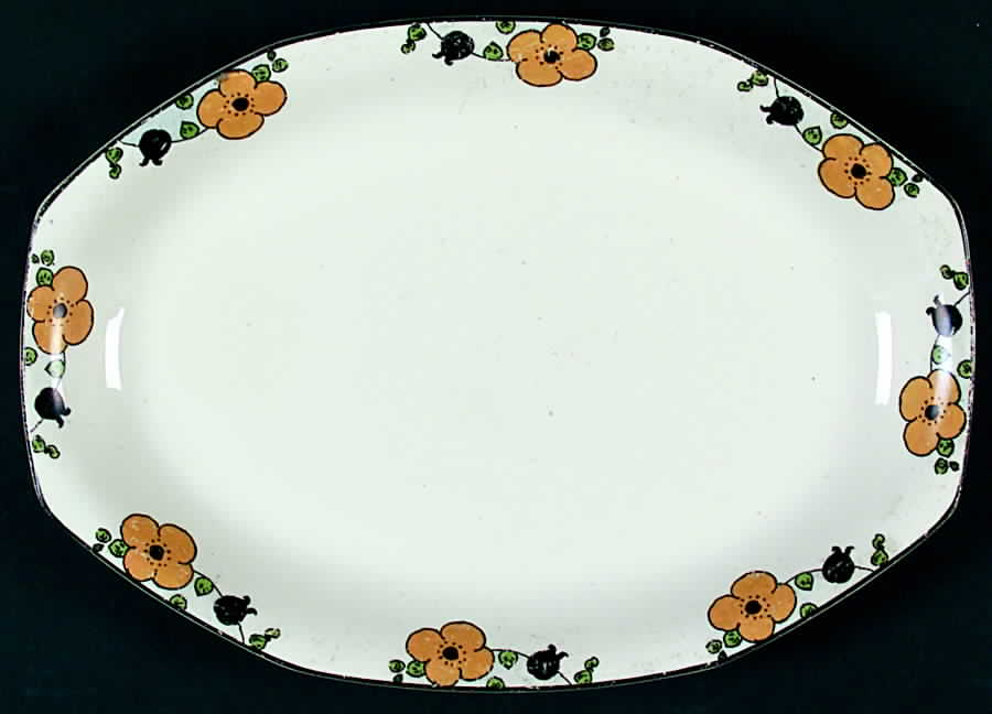 HLC3458 11" Oval Serving Platter by Homer Laughlin -1