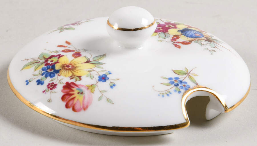 Howard Sprays (Scalloped, Not Embossed) Lid for Jam/Jelly by Hammersley-1