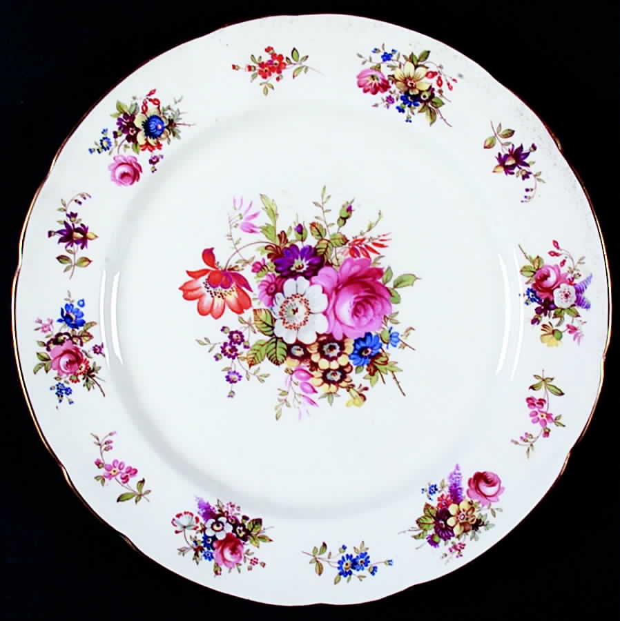 Howard Sprays (Scalloped, Not Embossed) Luncheon Plate by Hammersley-1