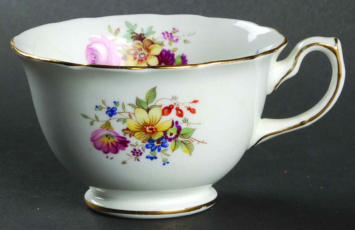 Howard Sprays (Scalloped, Not Embossed) Footed Cup by Hammersley-1