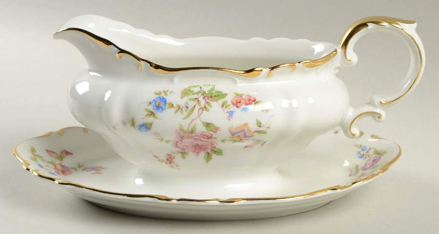 HC768 Gravy Boat with Attached Underplate by Heinrich - H&C-1