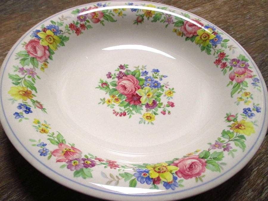 Cretonne Coupe Soup Bowl by Homer Laughlin -1