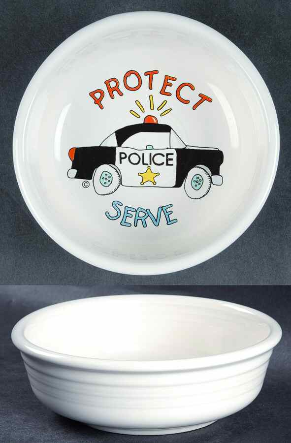 Fiesta Hometown Heroes Child's Bowl by Homer Laughlin -1