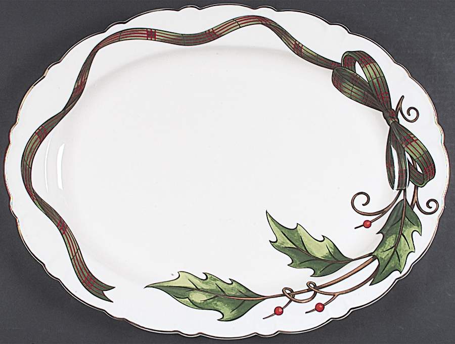 HHD1 20" Oval Serving Platter by Holly Holiday-1