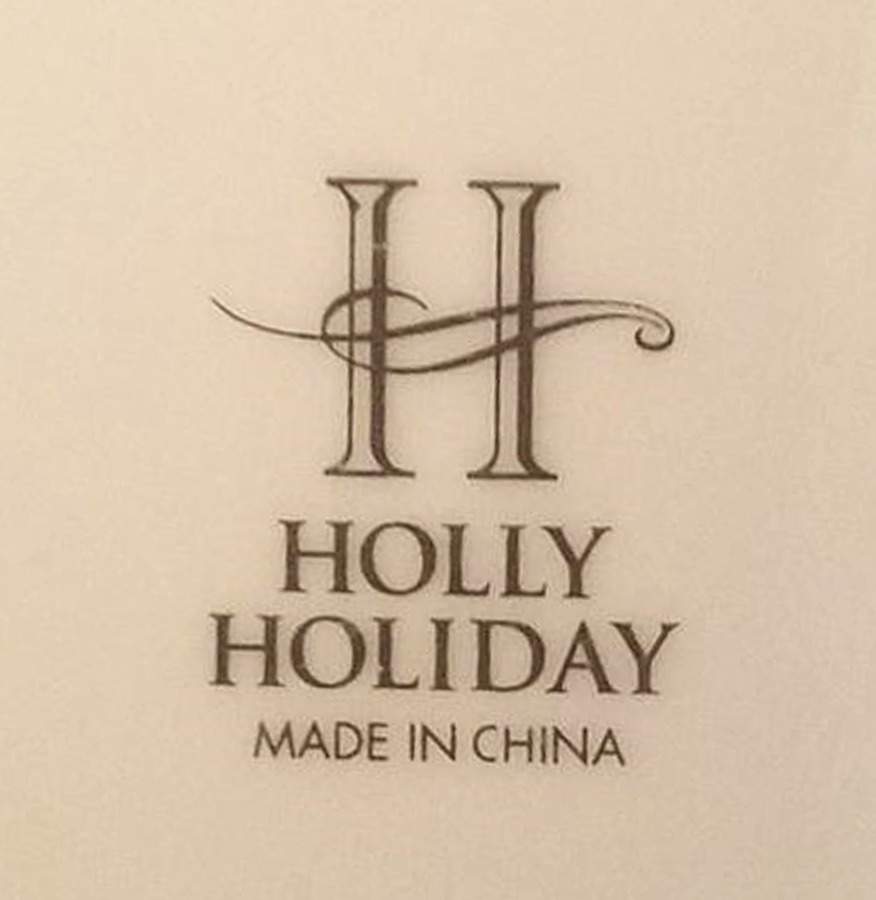 HHD2 (Gold "H" Mark) Service Plate (Charger) by Holly Holiday-1