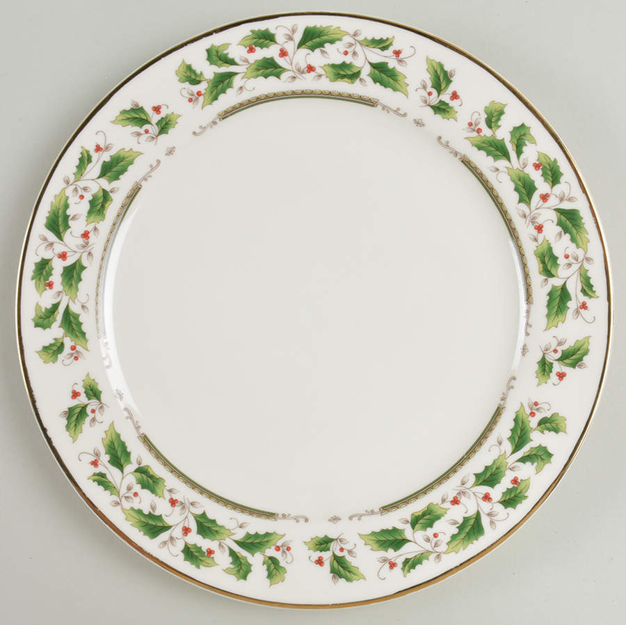 HHD2 (Gold "H" Mark) Dinner Plate by Holly Holiday-1