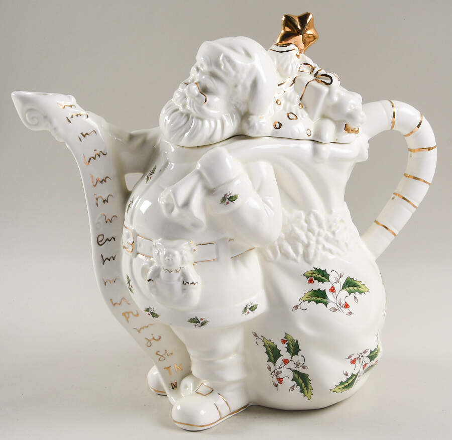 HHD2 (Gold "H" Mark) Teapot & Lid by Holly Holiday-1