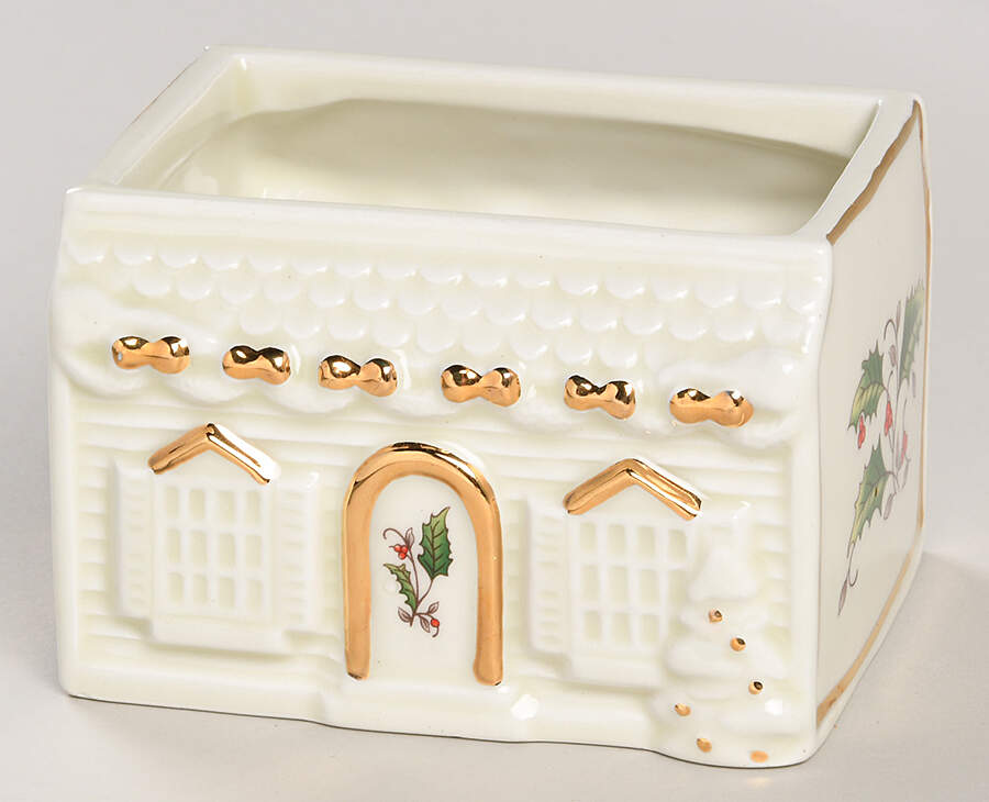 HHD2 (Gold "H" Mark) Figural Sugar Bowl No Lid by Holly Holiday-1
