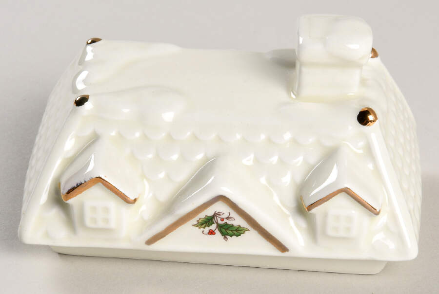 HHD2 (Gold "H" Mark) Lid for Figural Candy Box by Holly Holiday-1