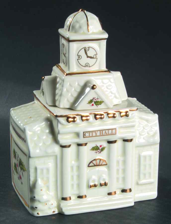 HHD2 (Gold "H" Mark) Figural Candy Jar & Lid by Holly Holiday-1