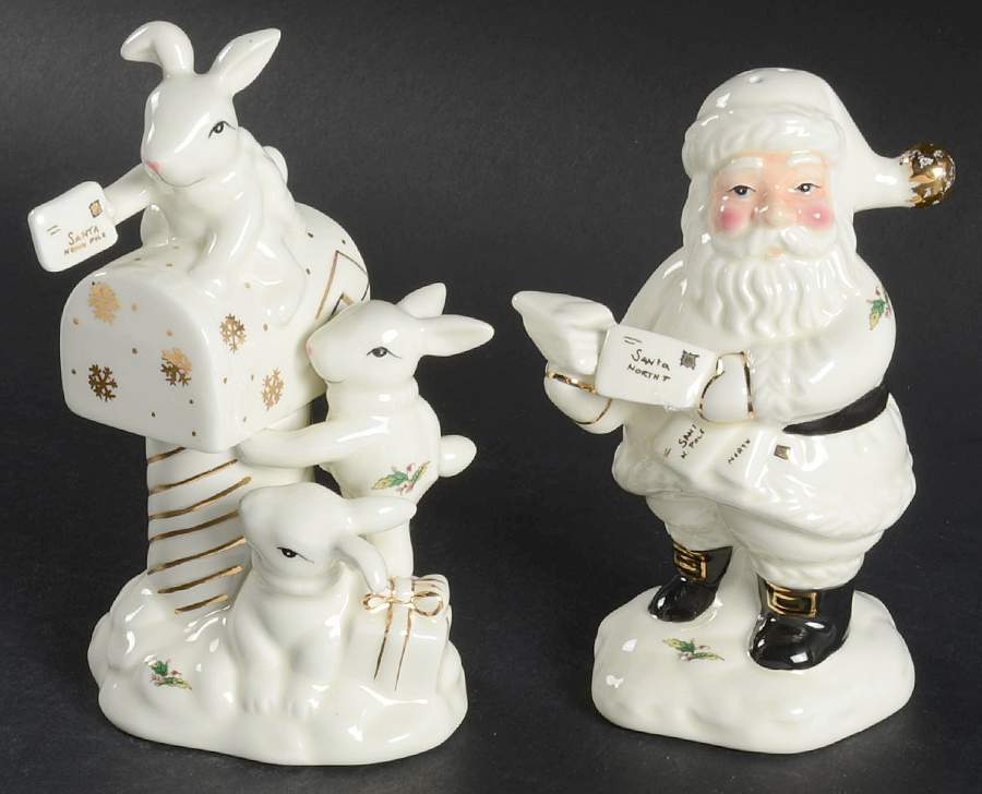 HHD2 (Gold "H" Mark) Figural Salt and Pepper by Holly Holiday-1