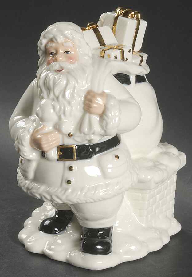 HHD2 (Gold "H" Mark) Santa Musical Figurine by Holly Holiday-1