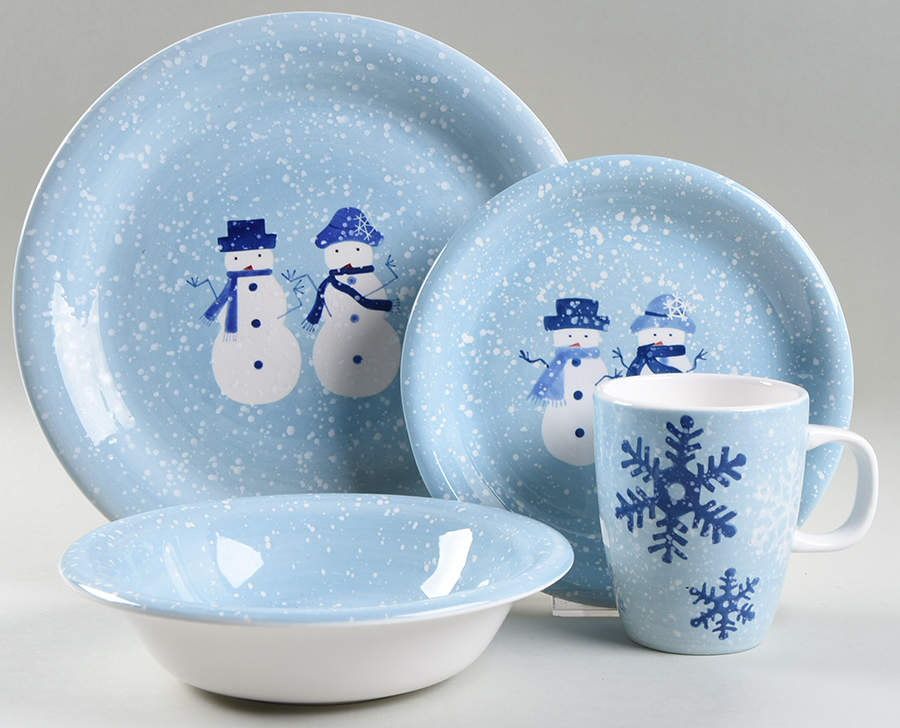 Winter Frost 4 Piece Place Setting by Home-1