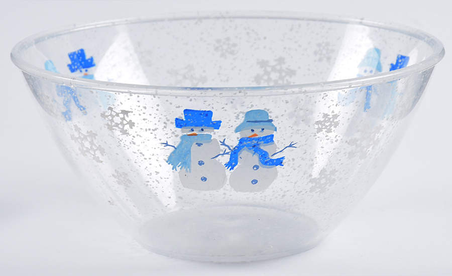 Winter Frost 5" Plastic All Purpose Bowl by Home-1