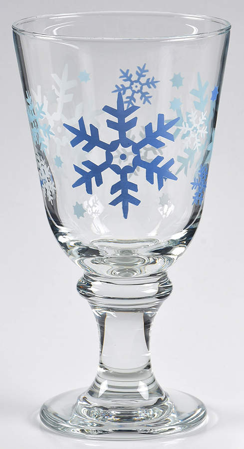 Winter Frost Glassware Goblet by Home-1