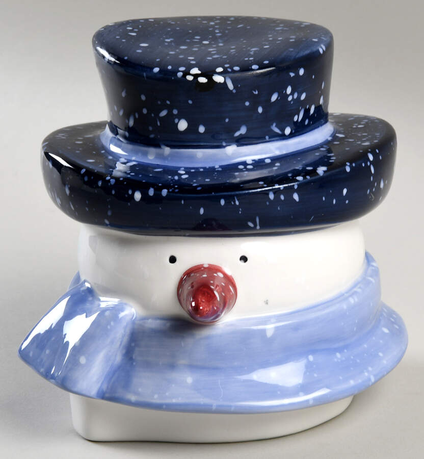 Winter Frost Lid for Figural Cookie Jar by Home-1
