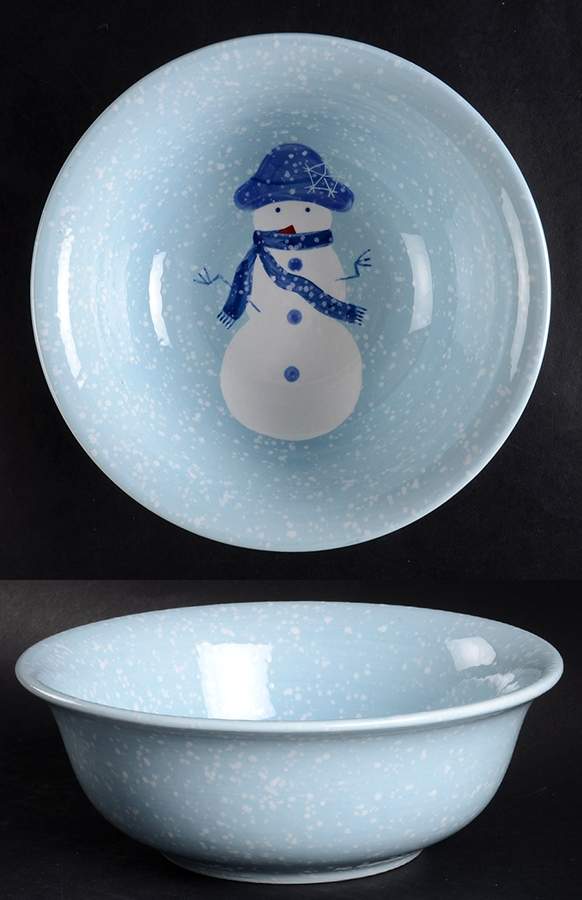 Winter Frost Individual Salad Bowl by Home-1