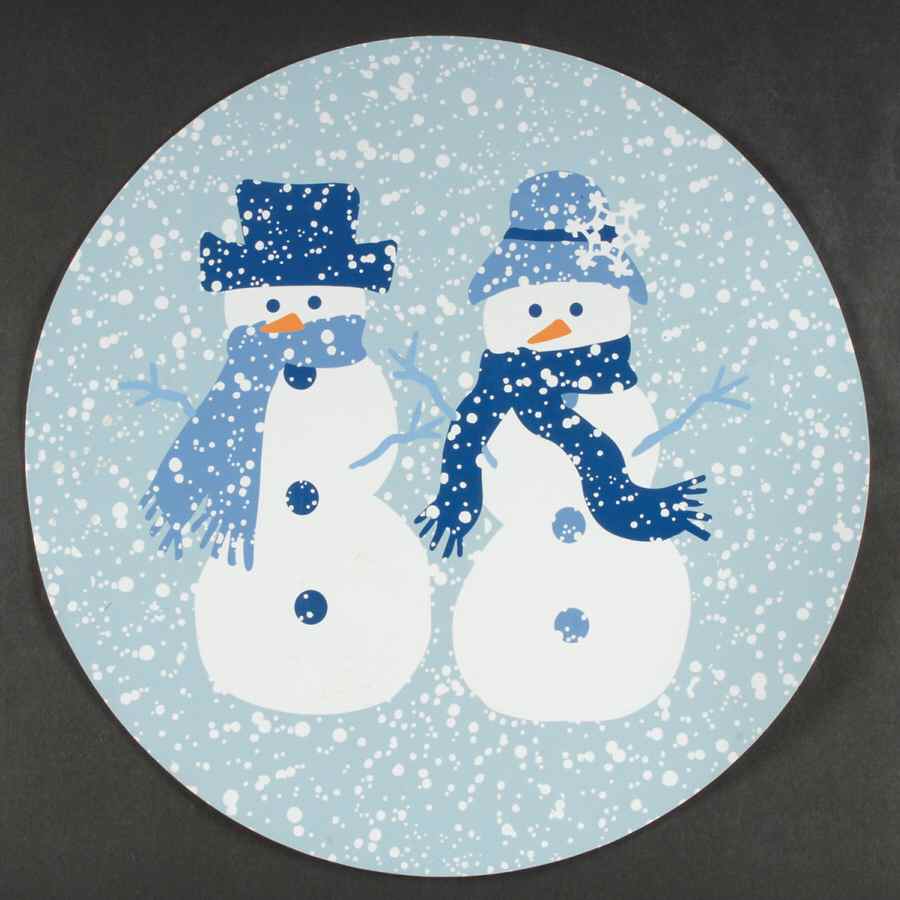 Winter Frost Vinyl Placemat by Home-1
