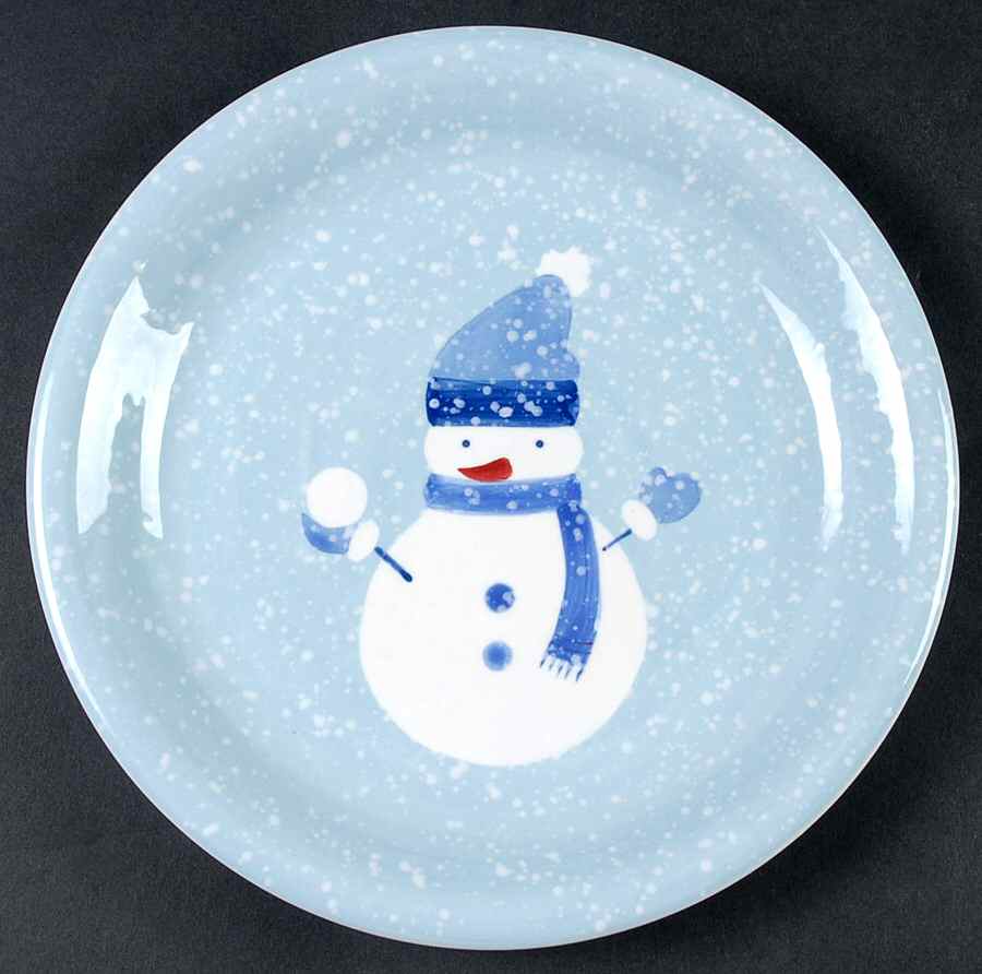Winter Frost Salad Plate by Home-1