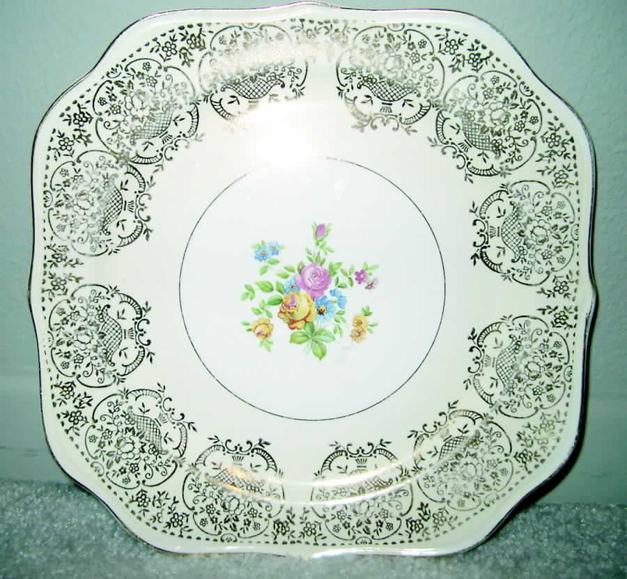 N1666 Square Salad Plate by Homer Laughlin -1